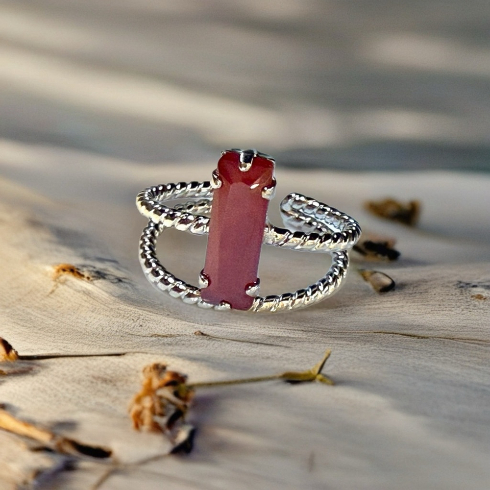 Handcrafted sparkly ring made with quality Austrian crystal adjustable